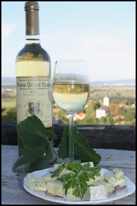 Hungarian Cuve white wine from Balaton Hungary